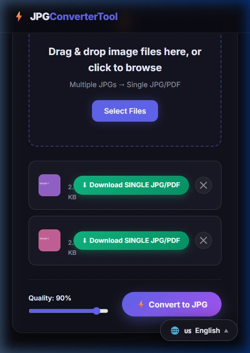 Download merged PDF on iPhone